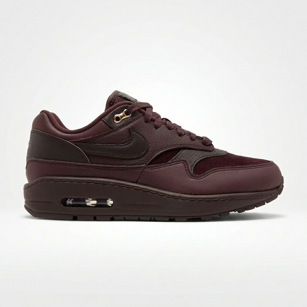 ナイキ レディース スニーカー 大気圏マックス1 バーガンディー NIKE AIR MAX 1