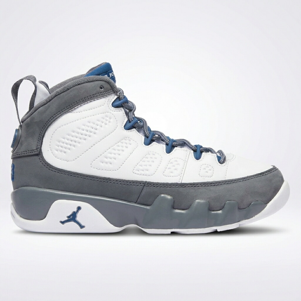 ナイキ ジョーダン Jordan レトロ 9 GS お坊っちゃん キッズ スニーカー 白いこと 薄墨色 青色