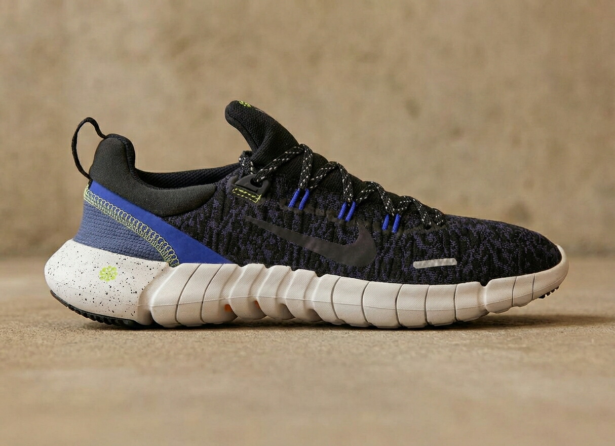 ナイキ フリー 黒色 ブラック サンダー 青色 ブルー 5.0 スニーカー メンズ NIKE FREE RN NEXT NATURE BLACK HYPER ROYAL / BLACK HYPER ROYAL THUNDER BLUE