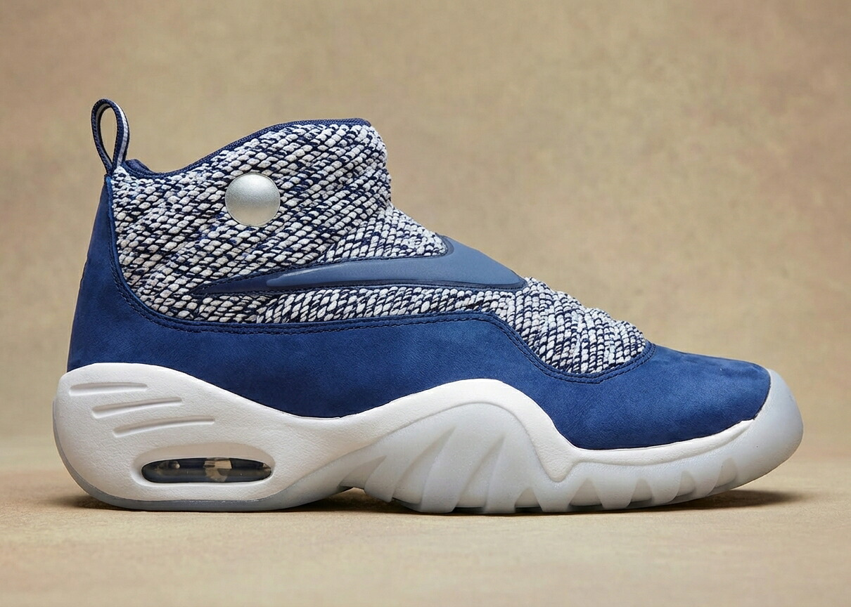 ナイキ NIKE スニーカー メンズ AIR SHAKE NDESTRUKT PIGALLE 青み しろがね色