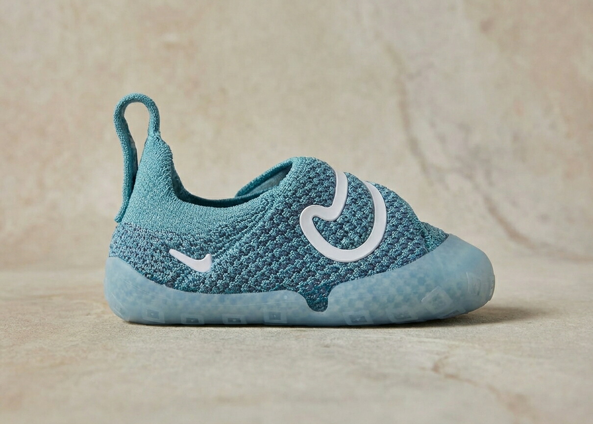 ナイキ NIKE SWOOSH 1 TD ベビー キッズ スニーカー デニム ブルー ホワイト