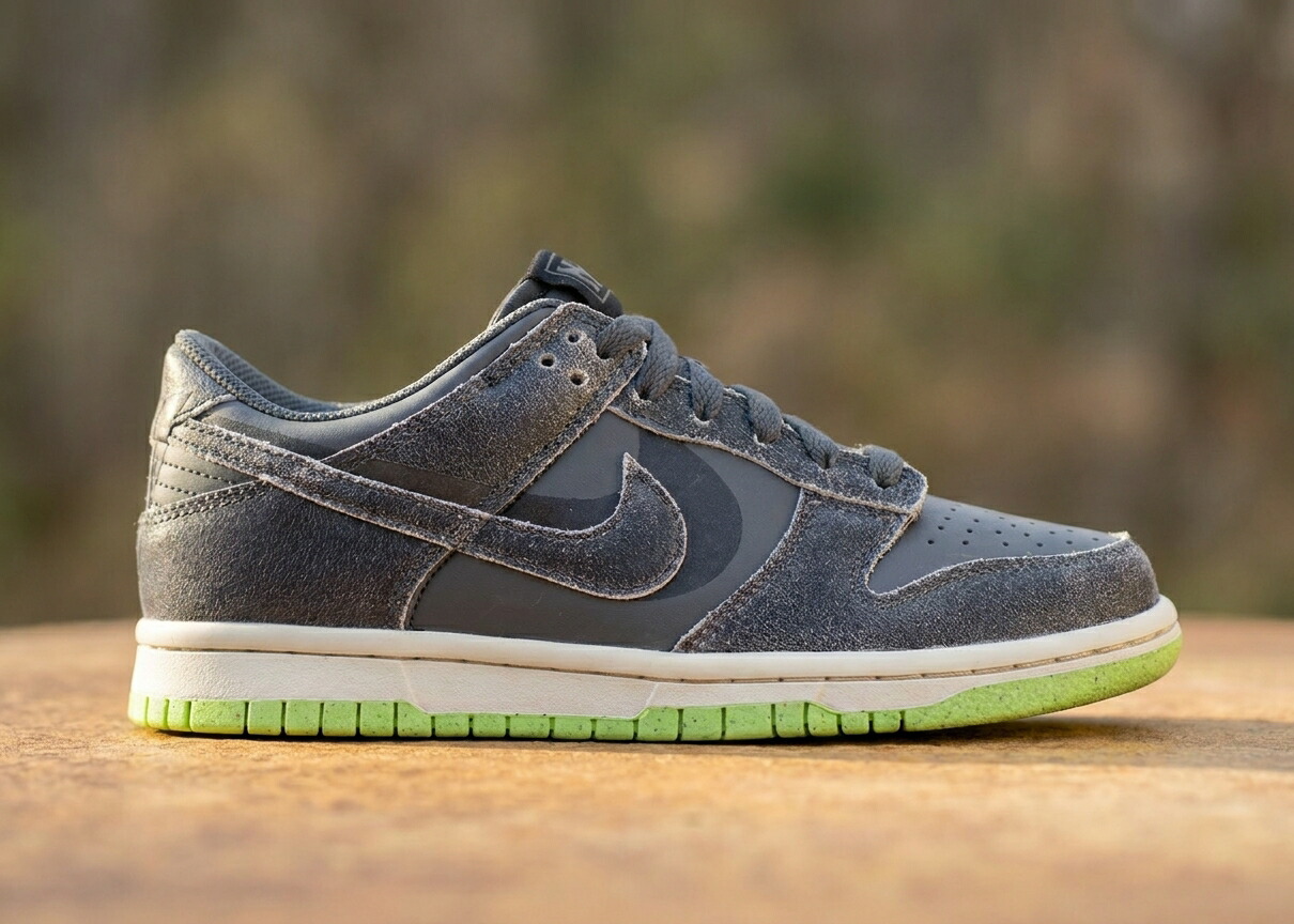 ナイキ ダンク ロー ハロウィン 2022 GS キッズ ジュニア スニーカー グレー グリーン NIKE DUNK