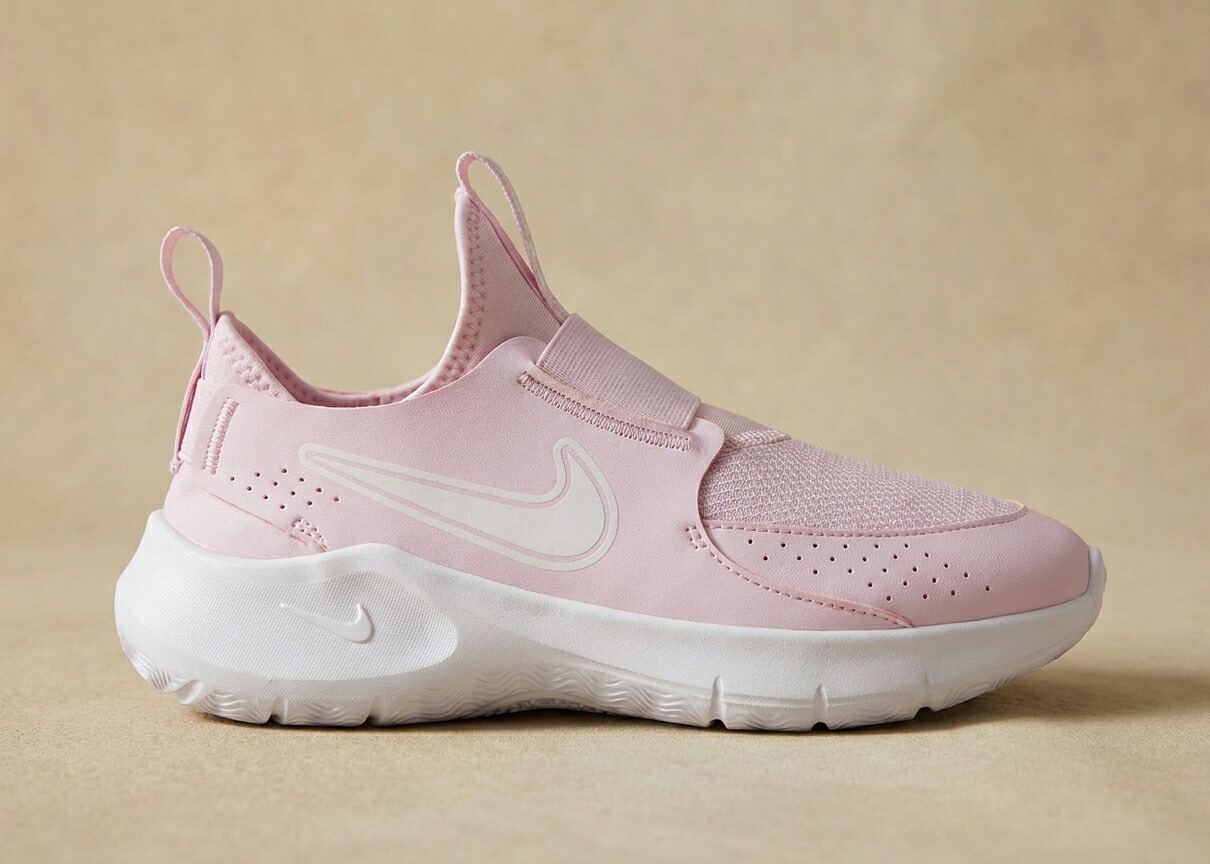 ナイキ NIKE FLEX RUNNER 3 (GS) キッズ ジュニア スニーカー ピンク ホワイト フレックスランナー