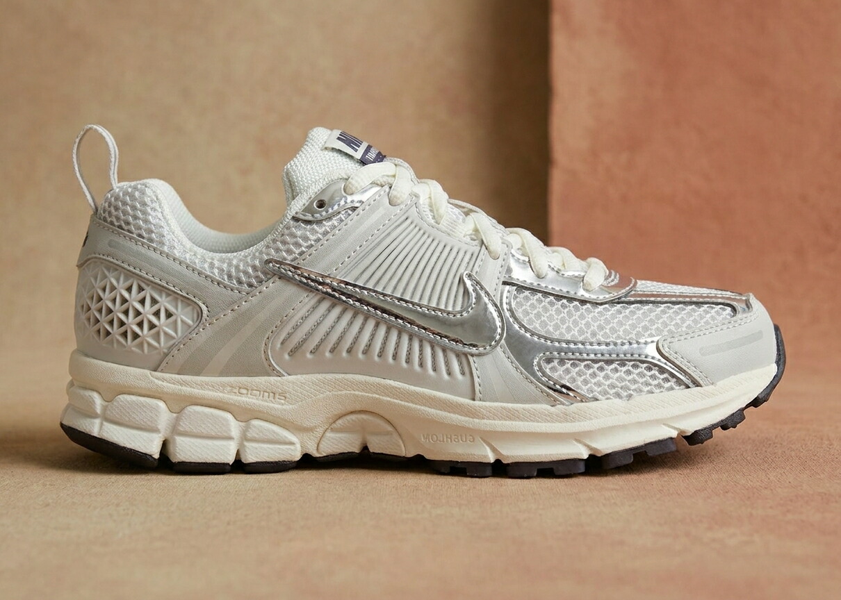 ナイキ ズーム ボメロ 5 ジュニア キッズ スニーカー NIKE ZOOM VOMERO 5 GS フォトンダスト クローム