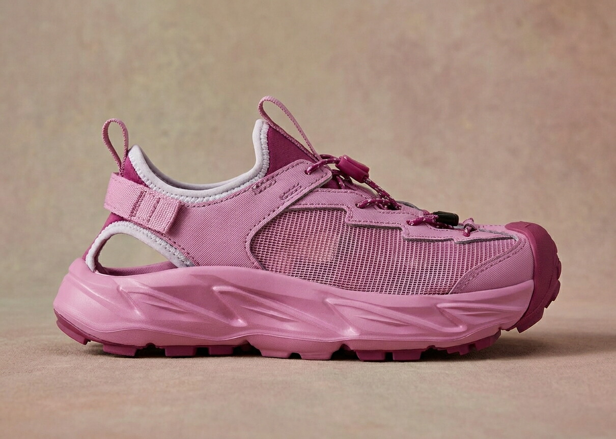 ホカオネオネ HOKA ONE ONE キッズ お坊っちゃん サンダル HOPARA 2 (GS) アウトドア スニーカー LUPINE WILDFLOWER