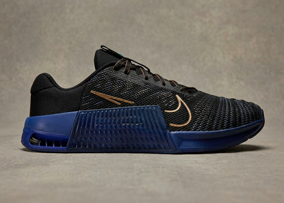 ナイキ メトコン 9 AMP メンズ スニーカー NIKE METCON 9 AMP ブラック ディープナイト コッパー