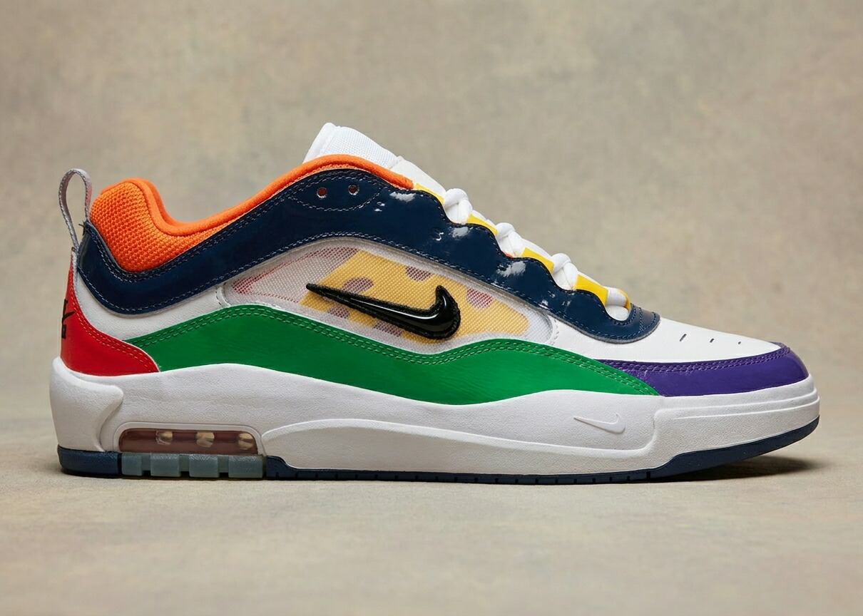 ナイキ SB エアマックス スニーカー メンズ レッド ブラック NIKE AIR MAX ISHOD WAIR 赤 黒