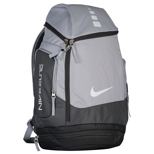 nike elite backpack grey