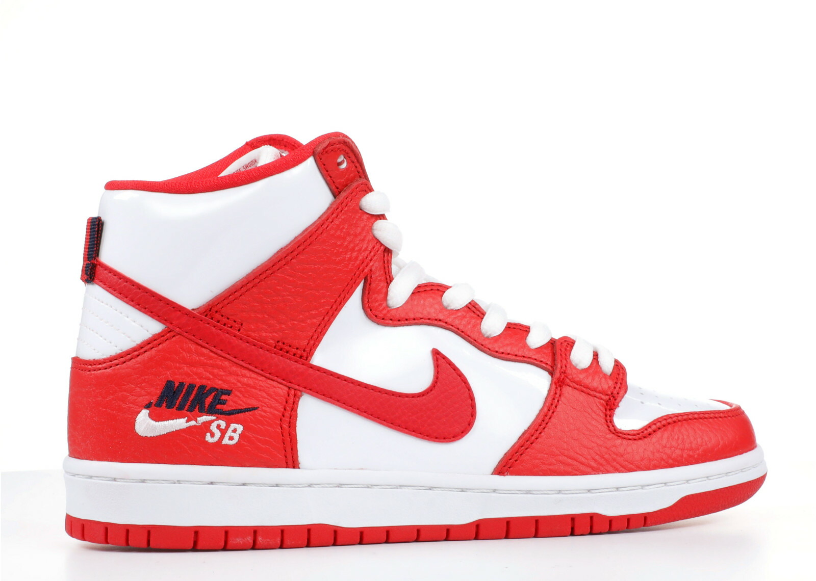 nike sb red and white