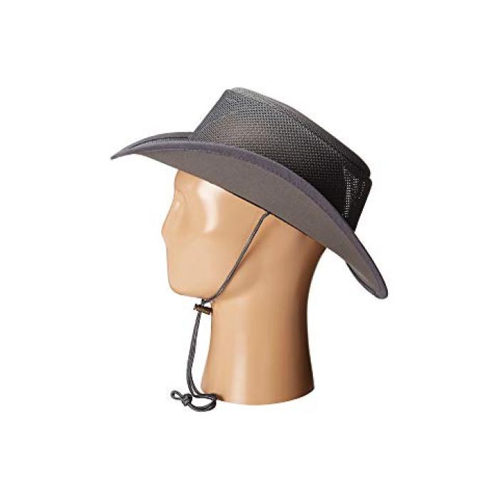 stetson mesh covered safari with chin cord