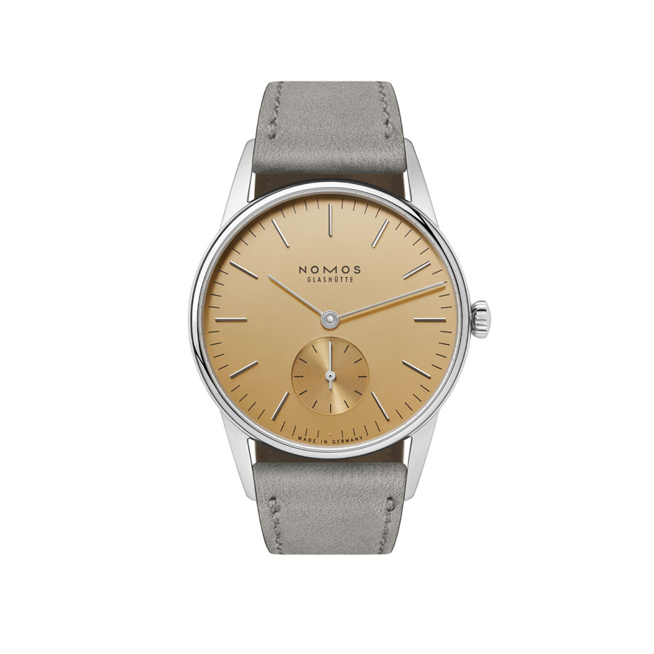 ノモスグラスヒュッテ　オリオン 33 ゴールド　OR1A3SG233　NOMOS Glash・・tte　ORION33　Gold　33mm　自動巻　ドイツ製　機械式腕時計　359