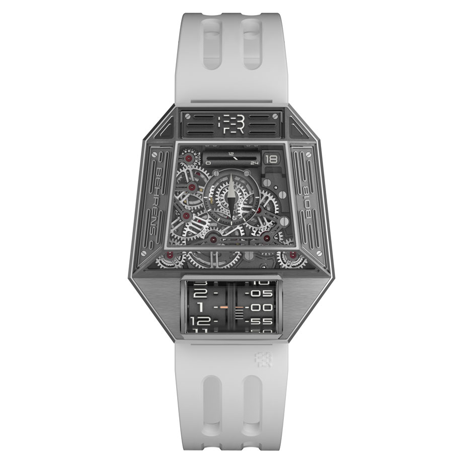 【正規代理店】BEHRENS ベーレンス Orion One オリオンワン 腕時計　話題 メンズ ブラック 黒 ホワイト 白 宇宙 星 BHR018