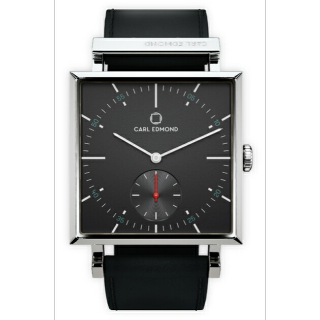 早割クーポン ビジネス スーツ シンプル シルバー レザー タンショー Tarnsjo 革ベルト 黒 ブラック 正方形 ウォッチ スクエア ユニセックス メンズ レディース 腕時計 エドモンド カール Edmond Carl ドレス プレゼント ギフト Tglbdcunnuso Rashiastrologer Com