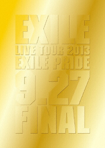 【送料無料】EXILE LIVE TOUR 2013“EXILE PRIDE\