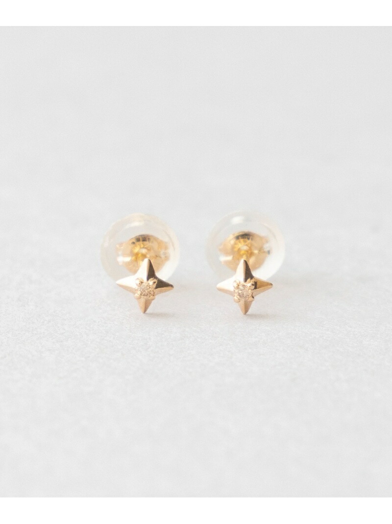 K10YG ブラウンダイヤモンド ピアス Jouete ジュエッテ アクセサリー・腕時計 ピアス イエロー【送料無料】[ Fashion]