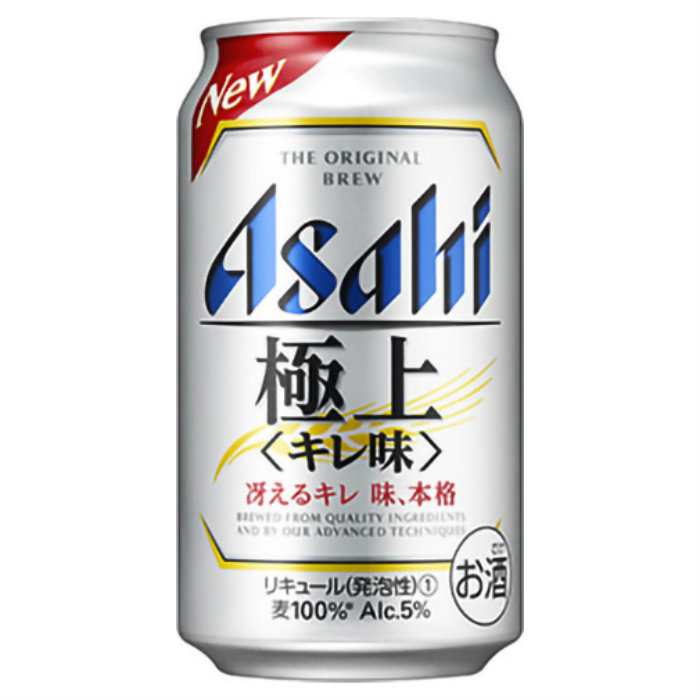楽天市場 第3ビール アサヒ 極上 キレ味 350ml 缶 24本入 新ジャンル 缶ビール まとめ買い 2ケースまで同梱可 酒食材基地プラットダルジャン