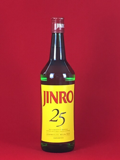 ジンロ 焼酎 眞露 700ml 25度 韓国焼酎 JINRO 柔らかな質感の