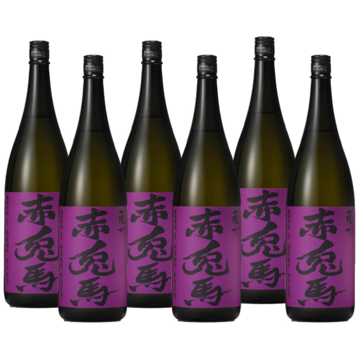 送料無料 芋焼酎 紫の赤兎馬 1800ml 6本セット いも焼酎 赤兎馬 せきとば|KANPAISTORE SHINDO 店