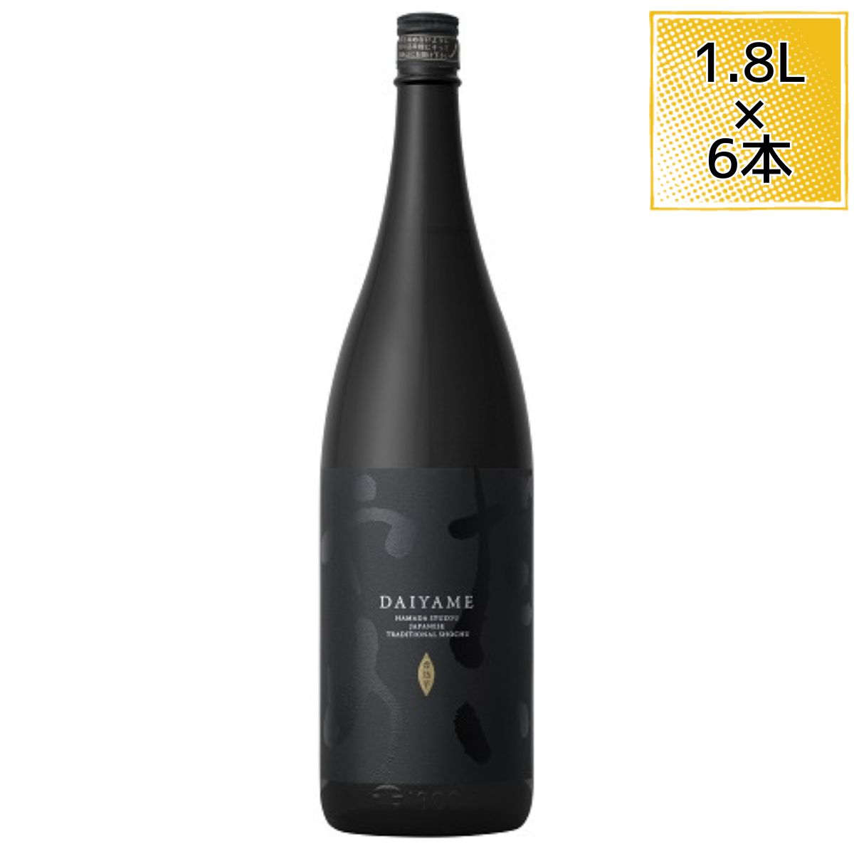 芋焼酎 だいやめ 25度 瓶 1800ml 6本 ケース まとめ買い 1.8L 一升瓶 1ケース いも焼酎 濱田酒造