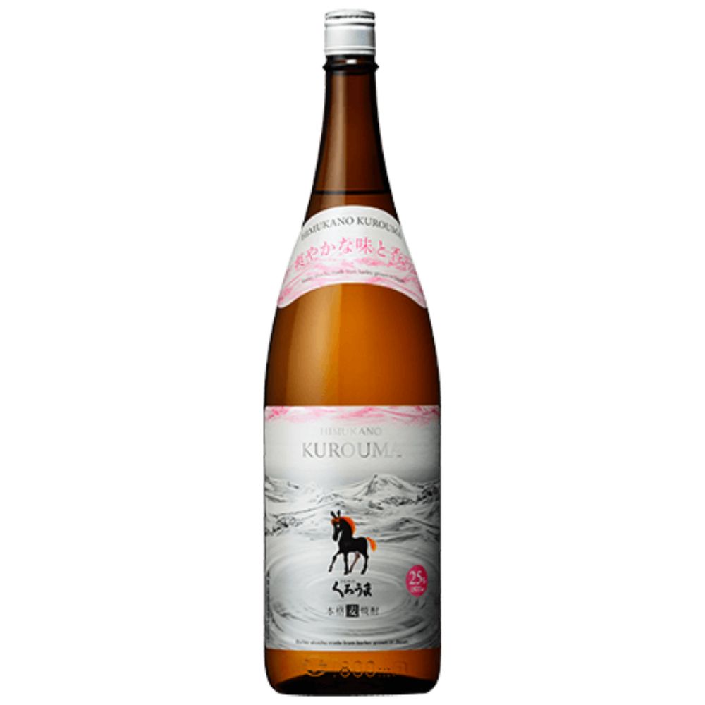 楽天市場】神楽酒造 国内産麦100%麦焼酎 くろうま 1800ml