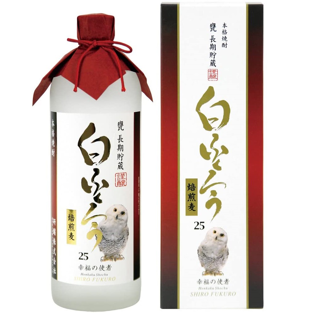 梟 長期熟成 麦焼酎 40度 720ml 3本セット 研醸 梟 (ふくろう) 長期熟成 麦焼酎 40度 720ml : お酒のちゃが