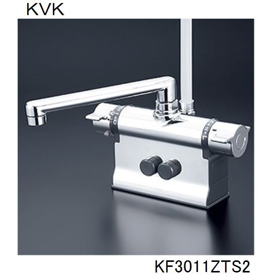 KVK 浴室用 KF3011ZTS2 デッキ形サーモスタット式シャワー｜ジュールプラス店 37,999円