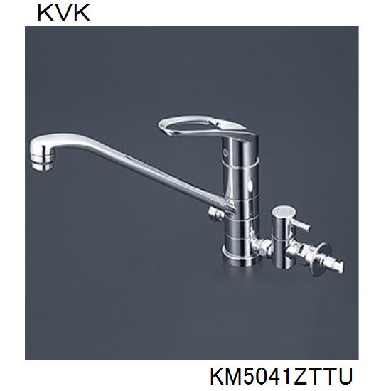 KVK キッチン用 KM5041ZTTU シングル混合栓 水栓