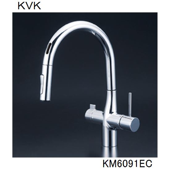 楽天市場】KVK キッチン用 KM5061NSCEC ビルトイン浄水器用シングル 
