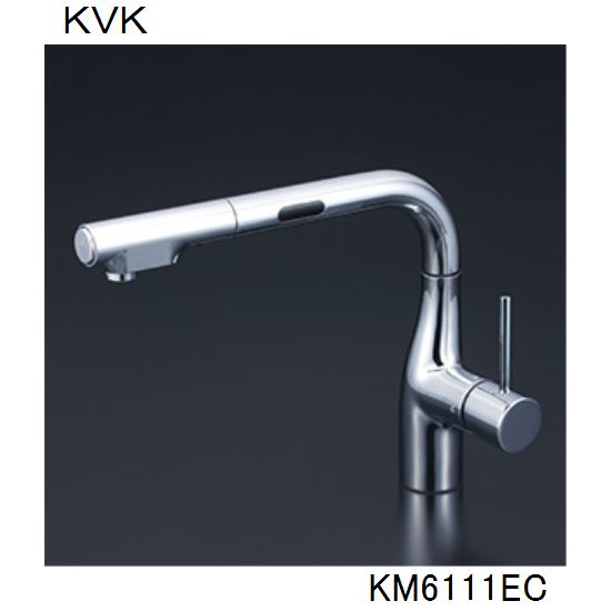 【楽天市場】KVK キッチン用 KM6071DEC シングルシャワー付混合