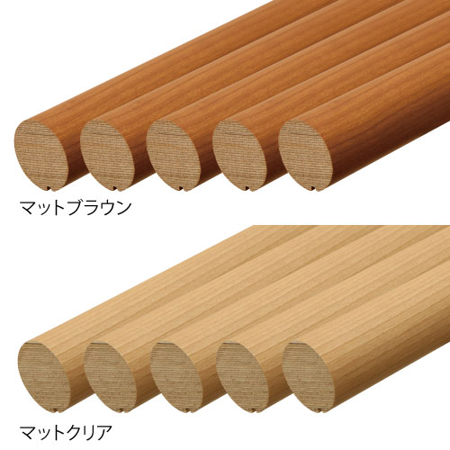 【直送品】 手すり棒 マツ六 35強化コート手すり 35mm×4000mm 5本セット 全2色 手摺 金物 部品 交換 部材 階段 玄関 廊下 介護