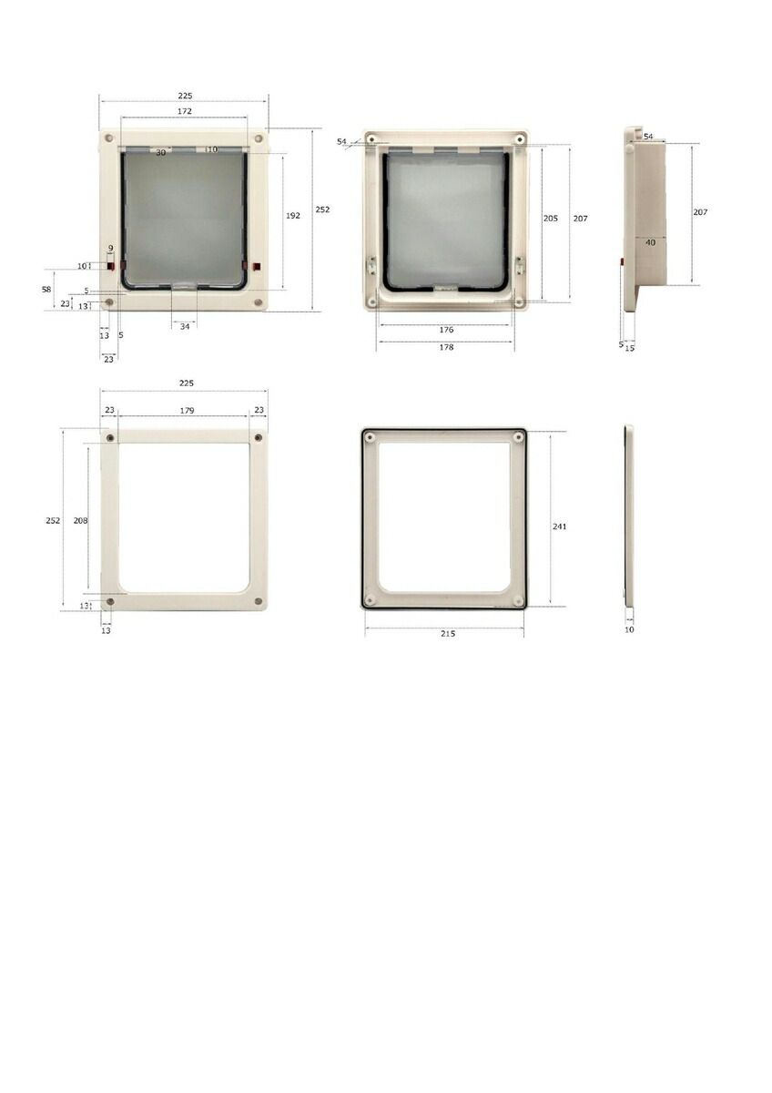 爆安プライス サカイペット産業 玄関 勝手口 庭 フラップドア ｃｆ ｓ ホワイト 新作 Www Flintgarden Com