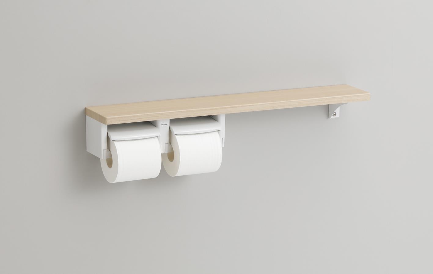 TOTOトイレットペーパーホルダー＆収納棚ユニット　手すり付き TOTOトイレットペーパーホルダー＆収納棚ユニット 手すり付き