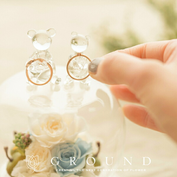 プリザーブドフラワー ギフト 電報 結婚記念日 リングピロー 誕生日プレゼント プレゼント ブリザードフラワー 祝電 花 妻 結婚祝い 即日配送 おしゃれ 送料無料 女性 両親 記念日 ガラスドーム かわいい 結婚式