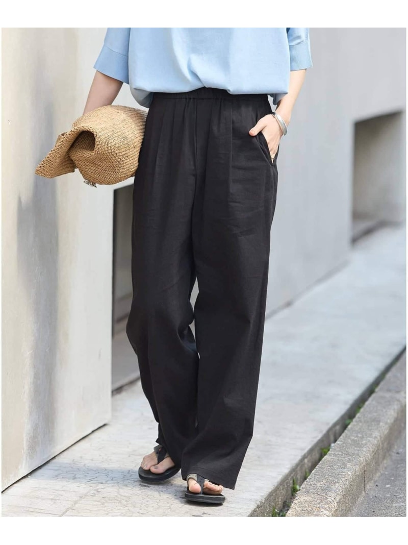 【SALE／30%OFF】《追加2》ウォッシャブルコットンリネVISストレートパンツ JOURNAL STANDARD ジャーナル スタンダード パンツ その他のパンツ ブラウン ブラック ネイビー ベージュ グレー【RBA_E】【送料無料】[ Fashion]｜JOURNAL STANDARD