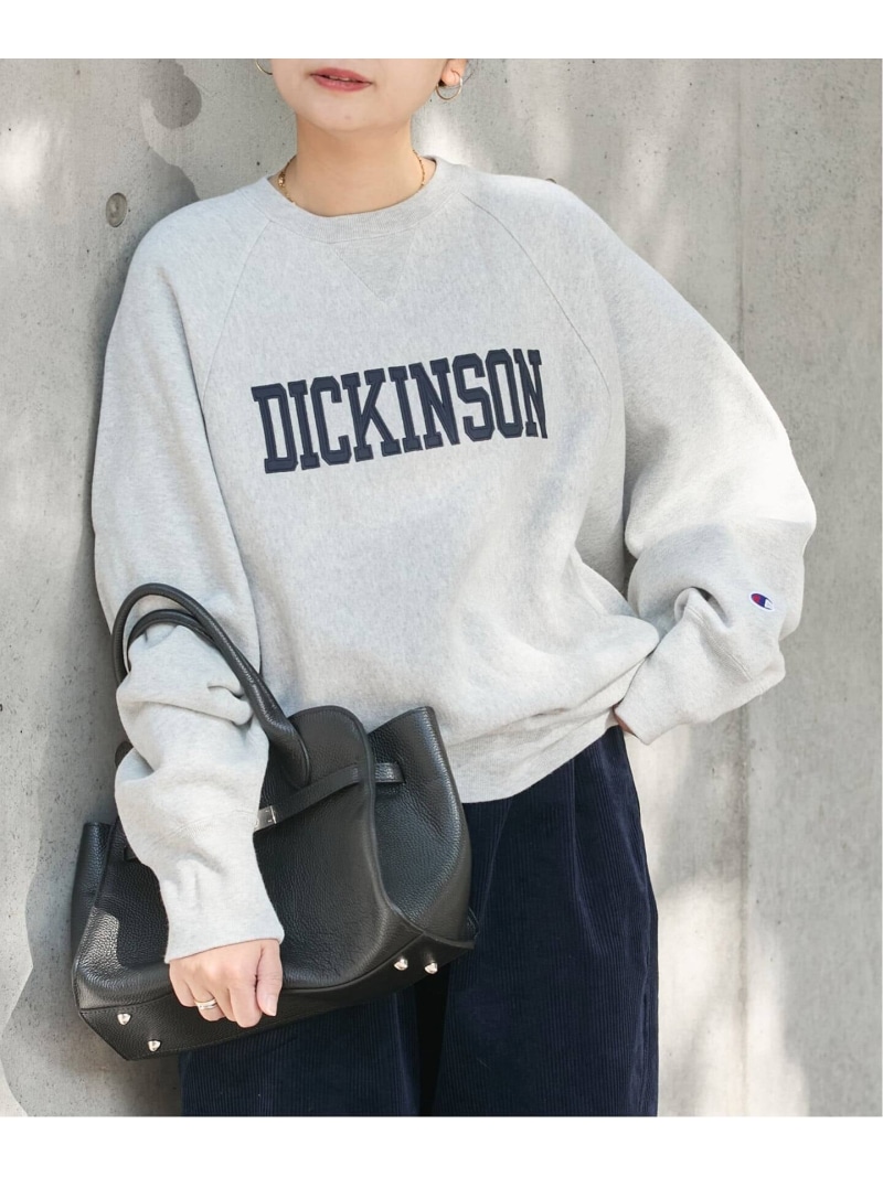別注【CHAMPION/チャンピオン】for JS ワッペンツキスウェット JOURNAL STANDARD ジャーナル スタンダード トップス スウェット・トレーナー ベージュ グリーン グレー ブラック【送料無料】[ Fashion]