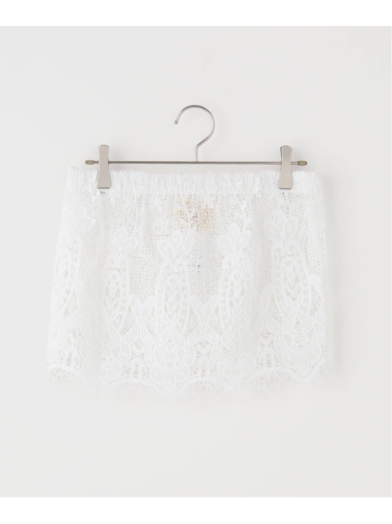 【Muche et Muchette/ミュッシェエミュセット】 Mykos Lace Beachwear Bustie JOURNAL STANDARD 逐次刊行物 判定基準 トップス 余分の物のトップス 白いこと【貨物輸送無料】[ Fashion]