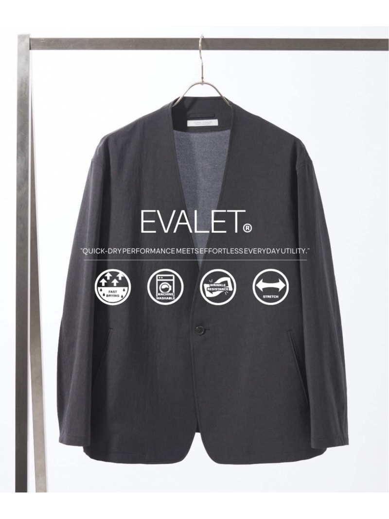 【SALE／30%OFF】EVALET / エバレット ST ノーカラー ジャケット "セットアップ着用可能 JOURNAL STANDARD ジャーナル スタンダード ジャケット・アウター その他のジャケット・アウター カーキグリーン ネイビー ブラック【RBA_E】【送料無料】[ Fashion]｜JOURNAL STANDARD