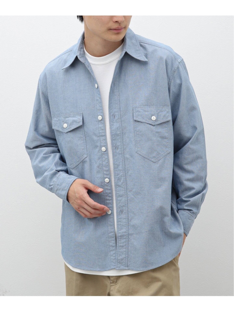 【楽天市場】【KAPTAIN SUNSHINE / キャプテンサンシャイン】Finx Dungarees Work Shirt JOURNAL ...