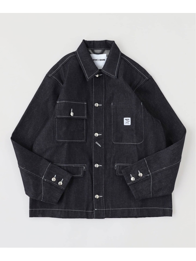 【SALE／30%OFF】POINTER BRAND Grove Jacket JOURNAL STANDARD ジャーナル スタンダード ジャケット・アウター カバーオール・ワークジャケット ネイビー【RBA_E】【送料無料】[ Fashion]｜JOURNAL STANDARD