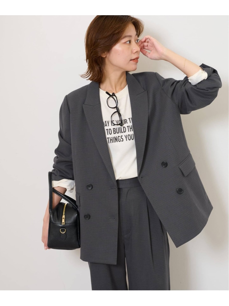 楽天市場】T/Wギャバ NAVY ブレザー JOURNAL STANDARD relume