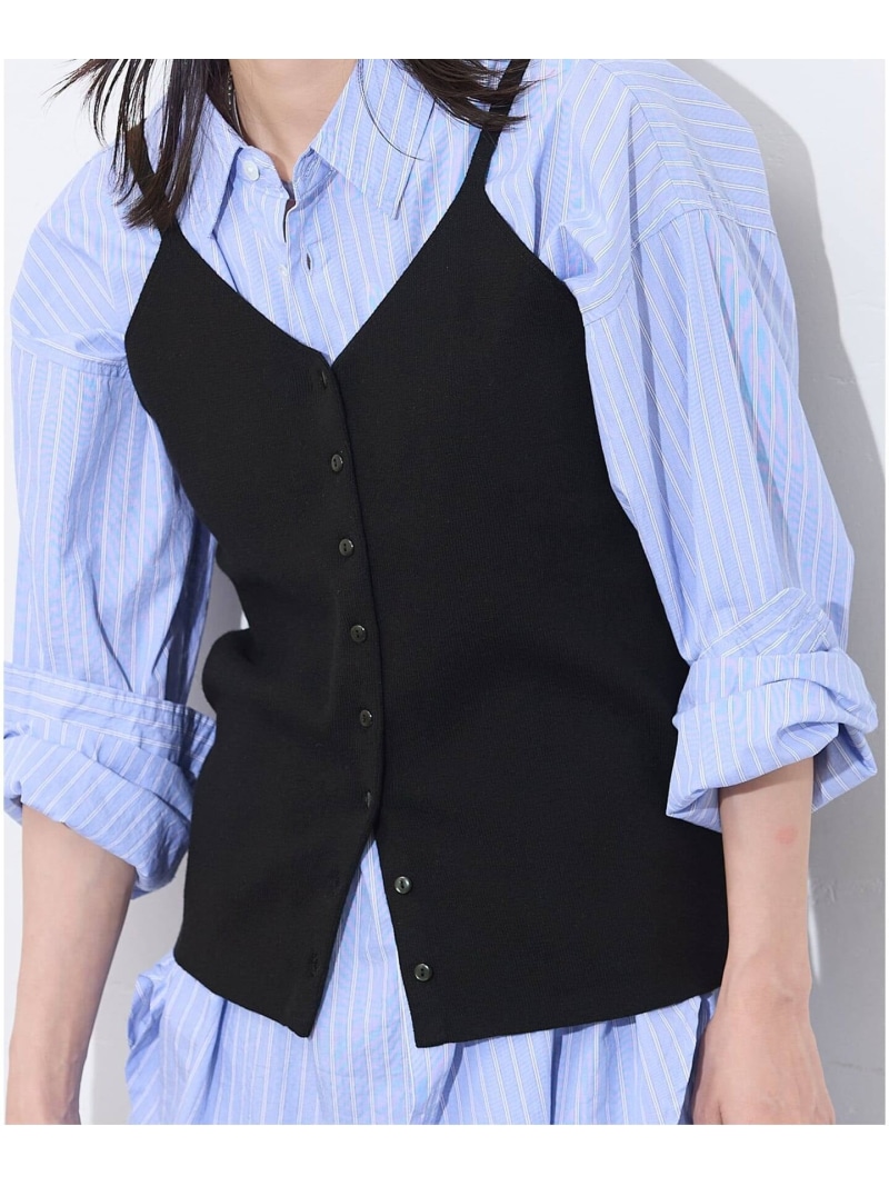 《加えること取っておく》WASHABLE コットンシルクミックス2WAYキャミソール JOURNAL STANDARD 逐次刊行物 標準尺度 トップス キャミソール 黒いこと 薄墨色 ベージュ【先んずる取っておく】*【貨物輸送無料】[ Fashion]