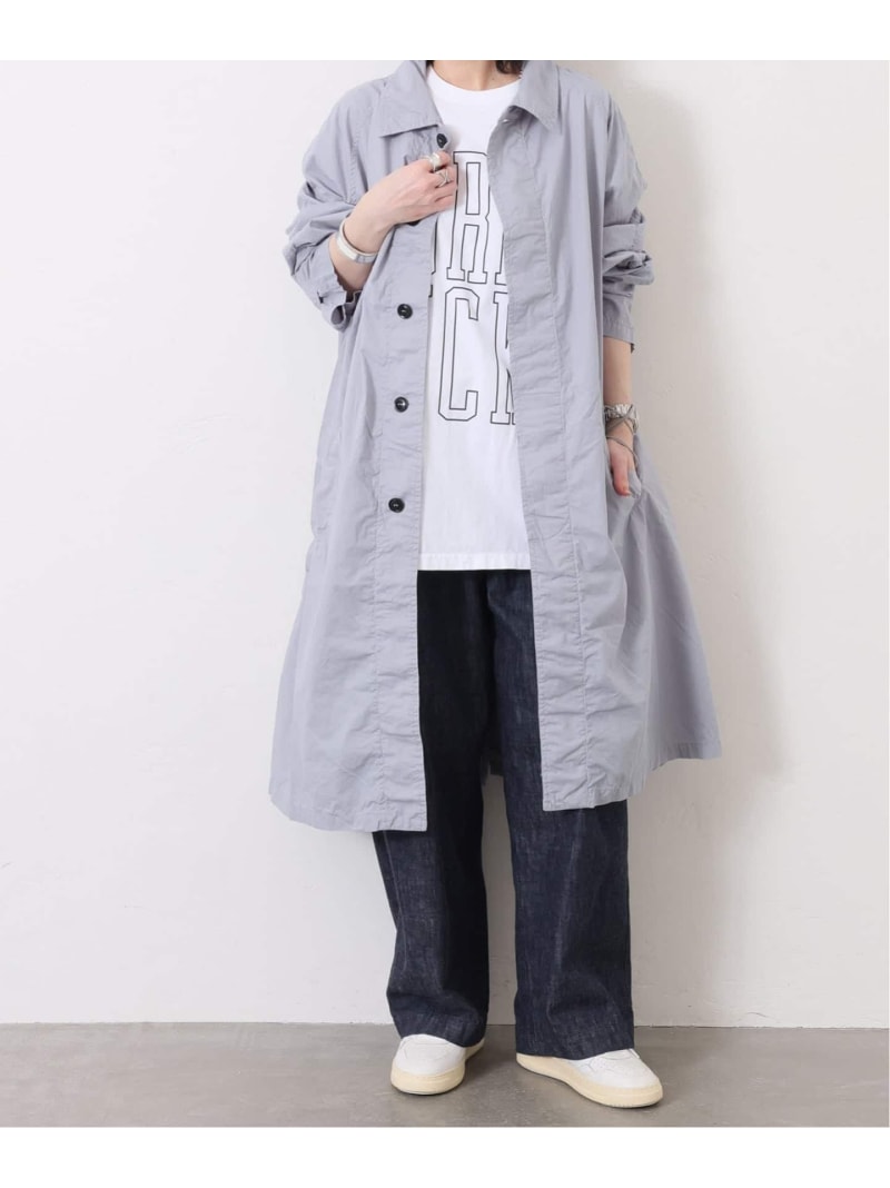 【HTS】 COTTON BALMACAAN COAT journal standard luxe ジャーナルスタンダード ラックス ジャケット・アウター ブルゾン・ジャンパー ブルー ブラック【送料無料】[ Fashion]