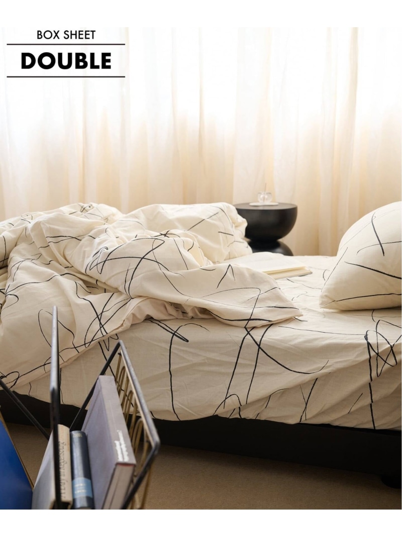 WEATHER LINES BOX SHEET D ボックスシーツ ダブル JOURNAL STANDARD FURNITURE ジャーナルスタンダードファニチャー インテリア・生活雑貨 その他のインテリア・生活雑貨【送料無料】[ Fashion]｜JOURNAL STANDARD
