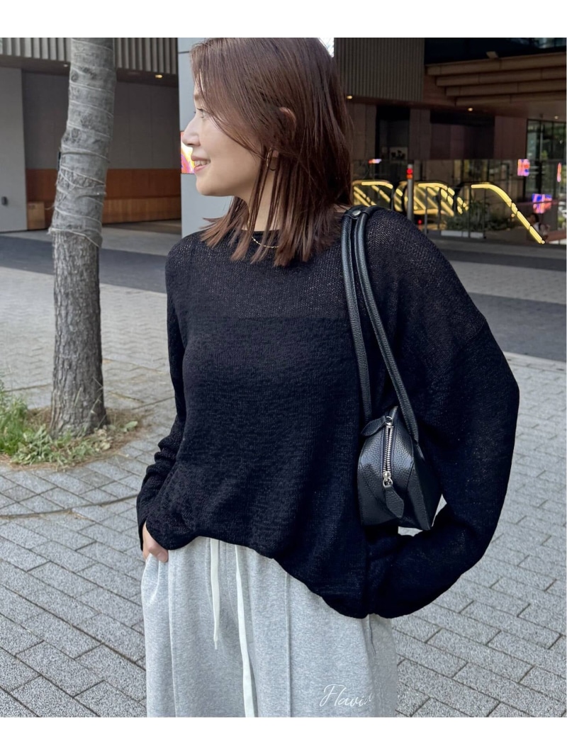 《追加》テープヤーンルーズプルオーバー JOURNAL STANDARD ジャーナル スタンダード トップス ニット ピンク ブラック ブラウン【送料無料】[ Fashion]