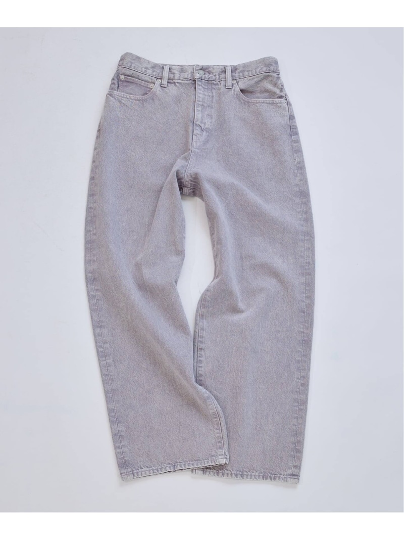 ＜Relume Jeans＞コーンデニム カツラギ ワイドパンツ JOURNAL STANDARD relume ジャーナル スタンダード レリューム パンツ ジーンズ・デニムパンツ パープル ブラック ベージュ【送料無料】[ Fashion]