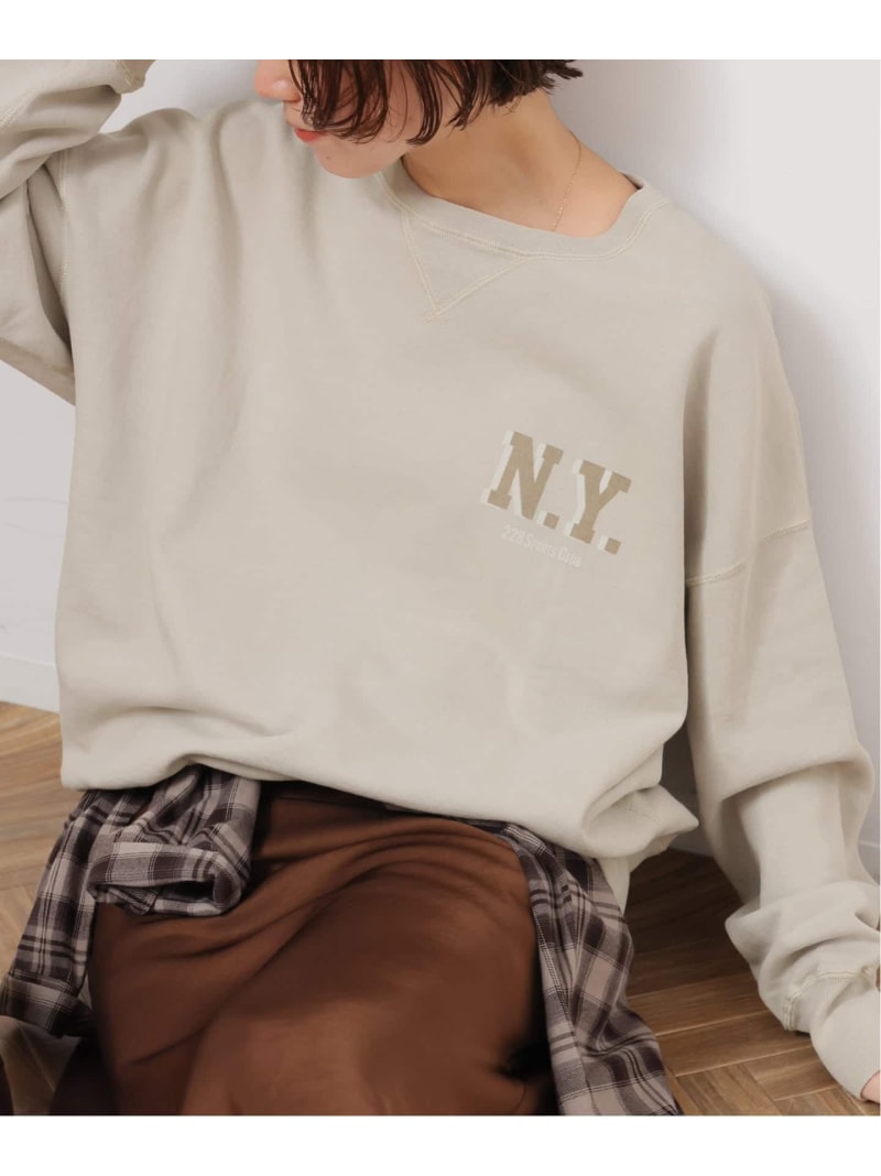 《加えること4》【HOLIDAYS COMFORT】VINTAGEカコウロゴスウェット JOURNAL STANDARD relume 逐次刊行物 判定基準 レリューム トップス スウェット・トレーナー パープル 黒いこと 薄墨色【貨物輸送無料】[ Fashion]
