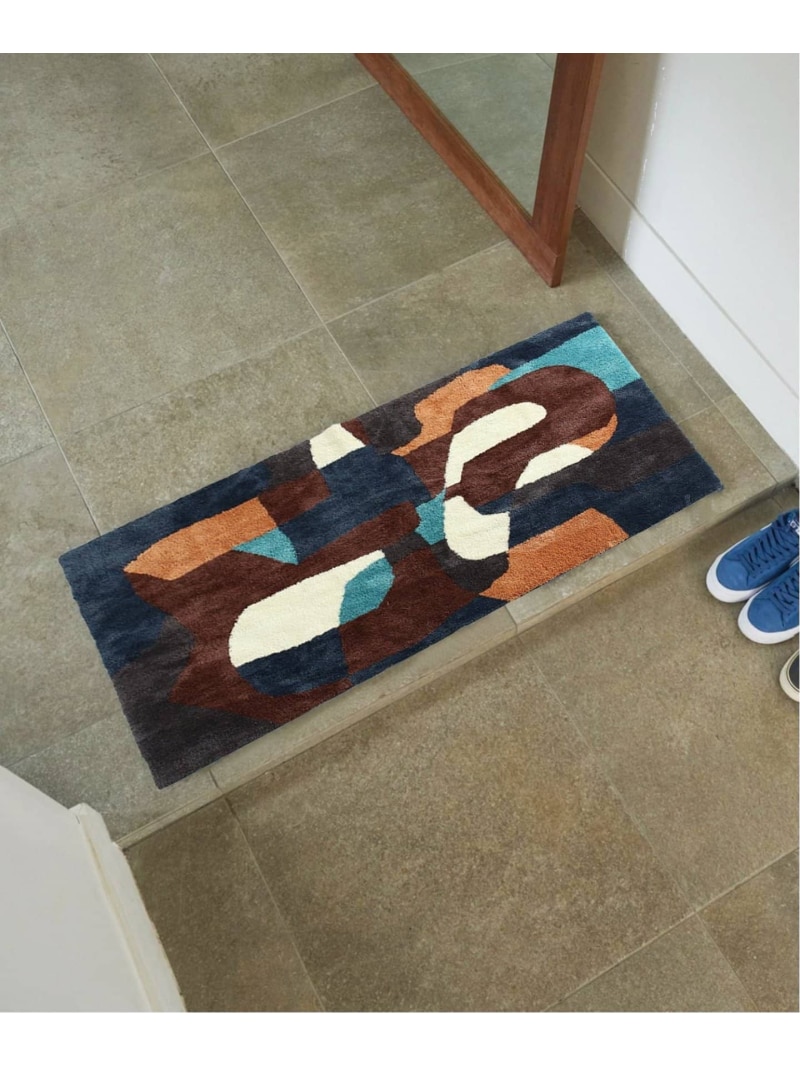 PICFAIR RUG 50x120 ピクフェアラグ JOURNAL STANDARD FURNITURE ジャーナルスタンダードファニチャー 室内装飾・生きて行く雑貨 カーペット・ラグ・マット 米国海軍 黄色【貨物輸送無料】[ Fashion]