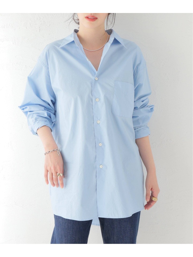 Boys Big Shirt ボーイズビッグシャツ JOURNAL STANDARD ジャーナル スタンダード トップス シャツ ブラウス ブルー  ホワイト Rakuten Fashion 【スーパーセール】