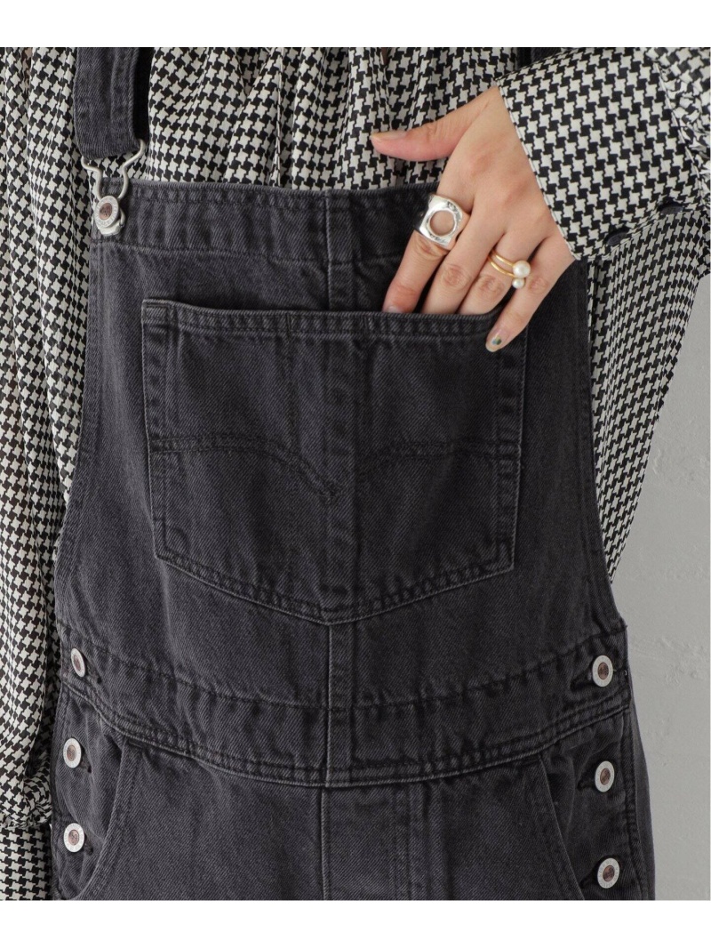 返品交換不可】 SILVERTAB OVERALL:オーバーオール JOURNAL STANDARD ジャーナル スタンダード パンツ ジーンズ  サロペット オールインワン ブラック Rakuten Fashion fucoa.cl