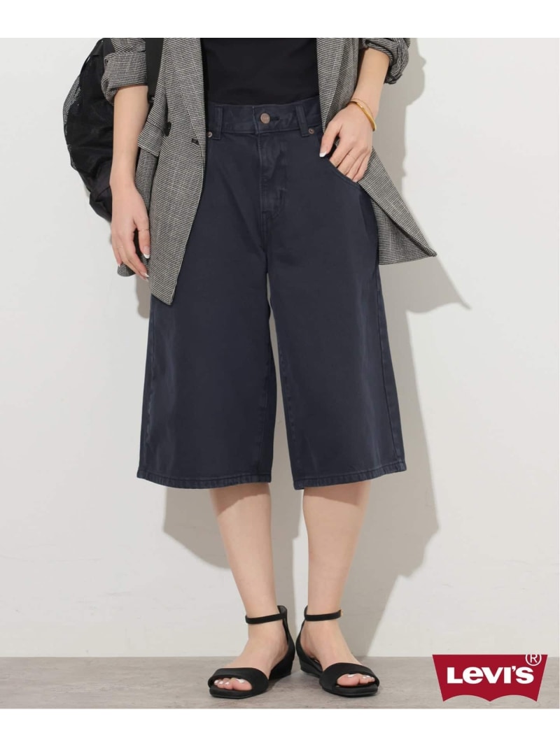 【LEVI\u0027S/リーヴァイズジーンズ】SUPER BAGGY JORT:ジーンズ JOURNAL STANDARD relume 逐次刊行物 判定基準 レリューム ズボン下 余分の物のズボン下 青色 黒いこと【貨物輸送無料】[ Fashion] レディースファッション-パンツ-ボトムス